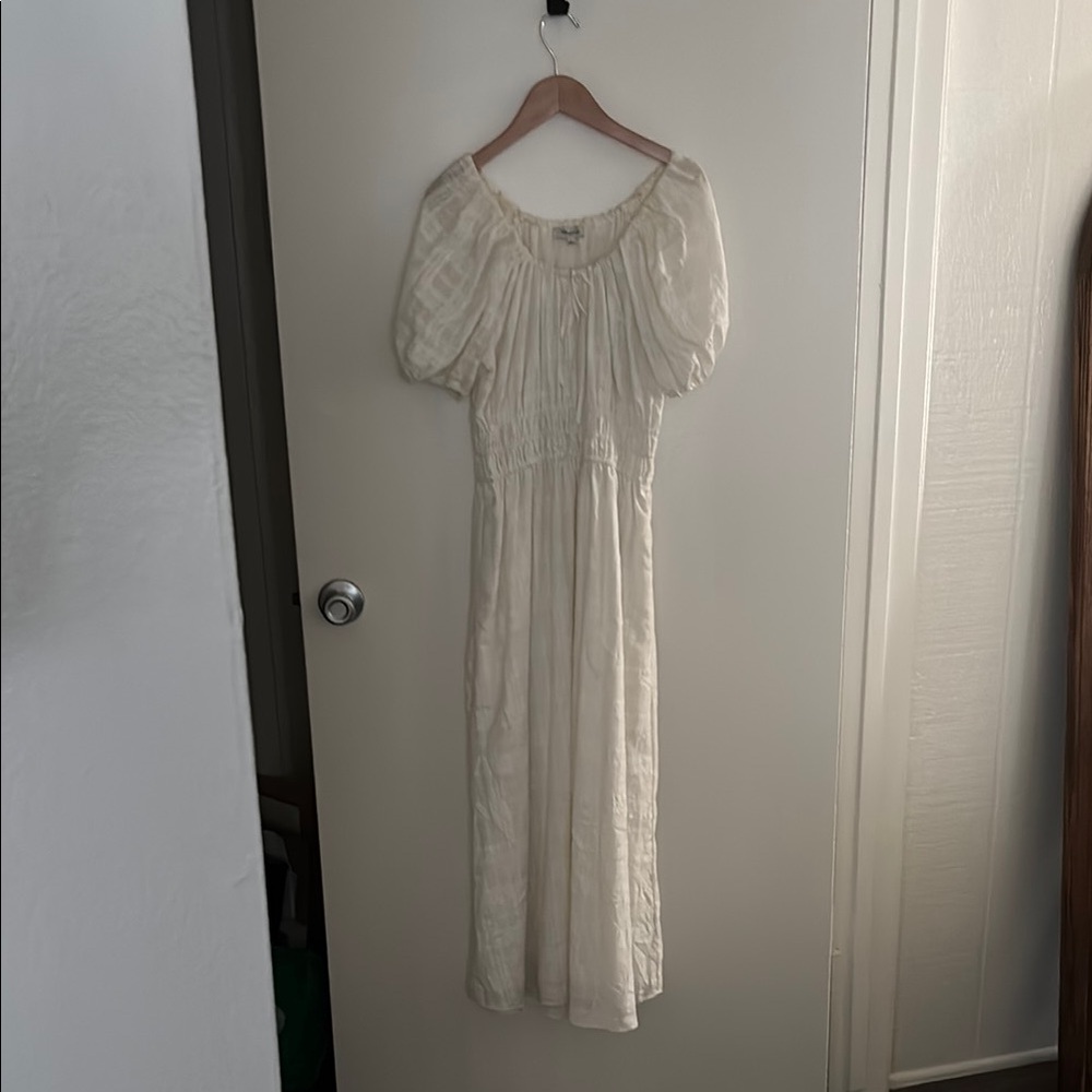 Madewell Cream Maxi Dress gently used